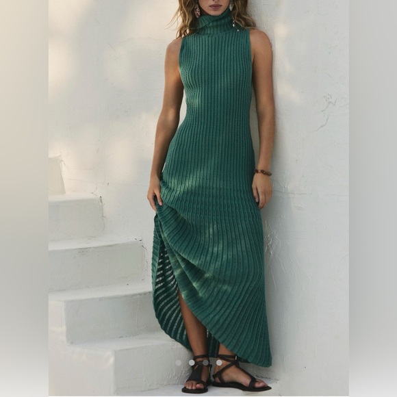 Free People Green Maxi Dress - Picture 3 of 6
